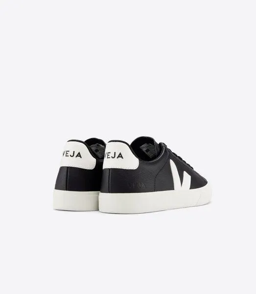 Veja Veja Sneaker Damen - Campo Chromefree, Schwarz (black white), – Produktbild 3 von 3