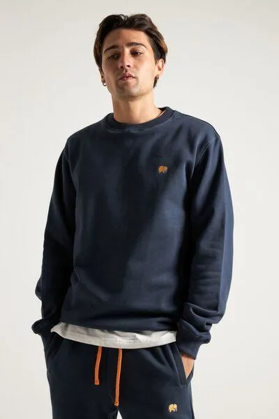 Trendsplant Organic Essential Sweatshirt Trendsplant Blue, Blau, – Produktbild 1 von 4