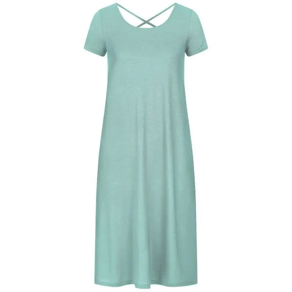 NATIVE SOULS NATIVE SOULS Lyocell Kleid Alexis, Blue lagoon, – Produktbild 1 von 1
