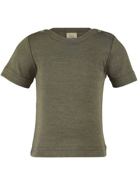Engel natur Engel natur Baby T-Shirt Bio-Wolle/Seide, Olive, – Produktbild 1 von 1
