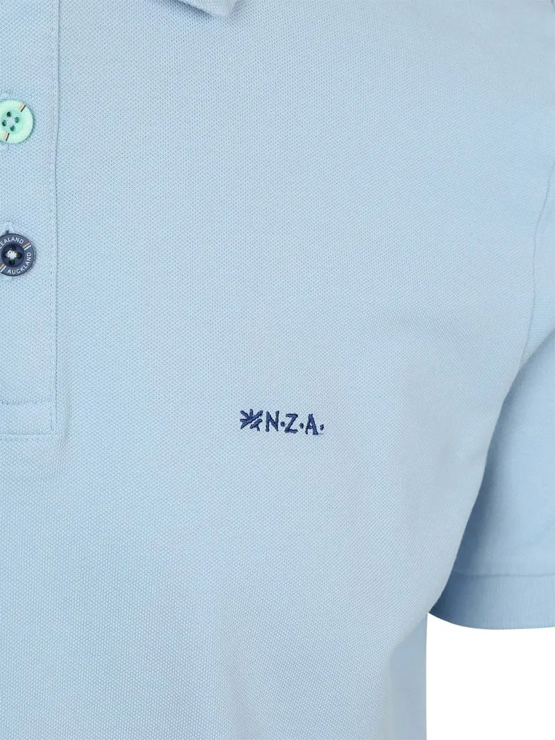 new zealand auckland new zealand auckland NZA Polo Hawera Sky Blau, Hellblau, – Produktbild 5 von 5