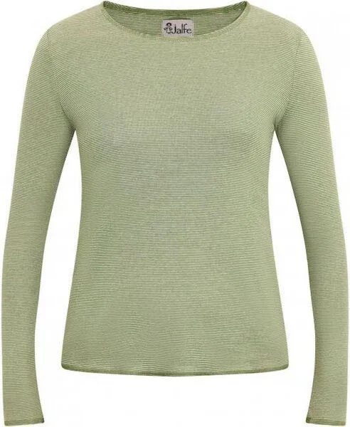 Jalfe Langarmshirt geringelt von Jalfe, Grün-natur, – Produktbild 1 von 1
