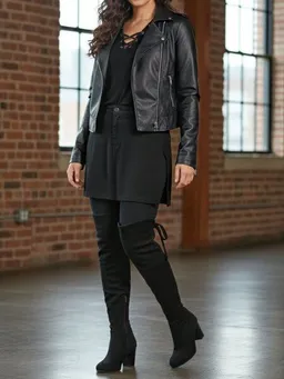 Will's Vegan Shop Will's Vegan Shop Over the Knee Stiefel Damen – Produktbild 1 von 1