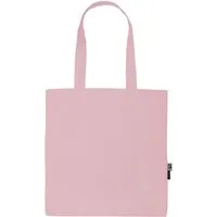 Neutral Neutral Bio-Baumwoll-Tragetasche mit langen Henkeln, light pink – Produktbild 1 von 1