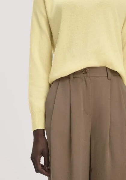 hessnatur hessnatur Twill-Hose Wide Leg aus TENCEL Lyocell, Camelbraun, – Produktbild 2 von 3