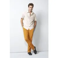M 5 BY MEYER M 5 BY MEYER Baumwoll-Tencel Chino, Beige (camel), – Produktbild 2 von 5