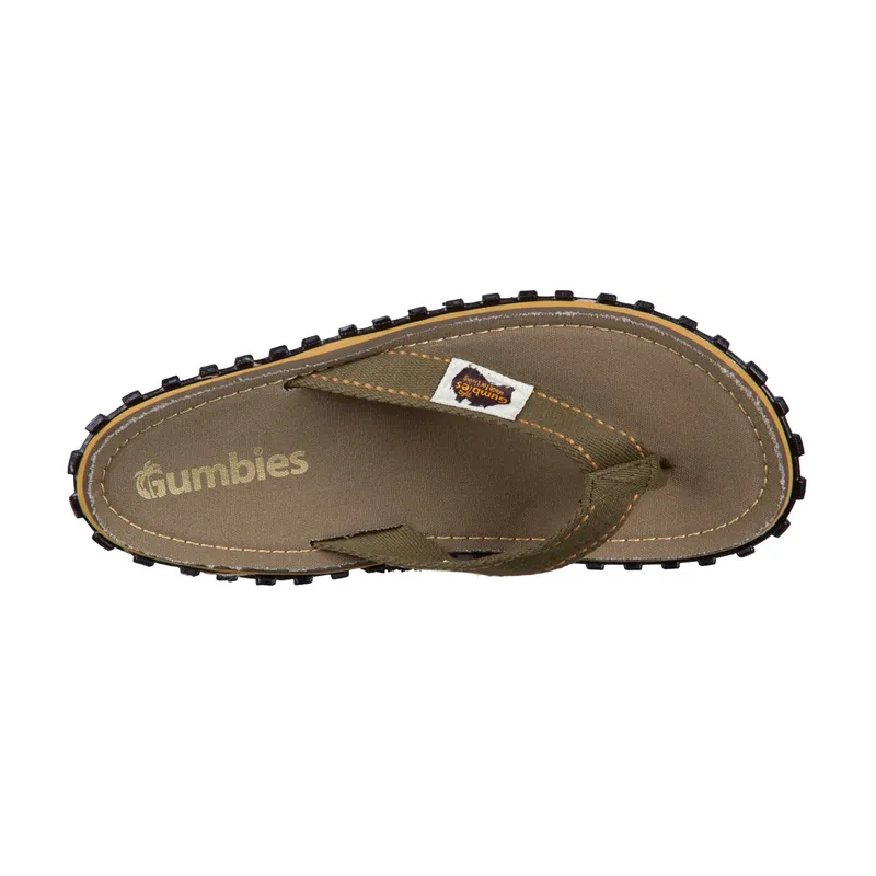 Gumbies Gumbies Classic, Khaki Herren Zehentrenner, Grün, – Produktbild 4 von 5