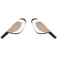 BeWooden BeWooden Holzohrringe Natural Cutebird – handgefertigter, nachhaltiger Schmuck mit Vogelmotiv – Produktbild 1 von 1