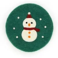 Mitienda Shop Mitienda Shop Topfuntersetzer aus Wollfilz Schneemann – Produktbild 1 von 1