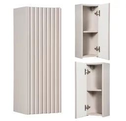 Lomadox Hängeschrank NEWPORT-56-CASHMERE Wandschrank Badschrank, kaschmir, gerillte Front, ca. 20/57/19cm – Produktbild 1 von 1