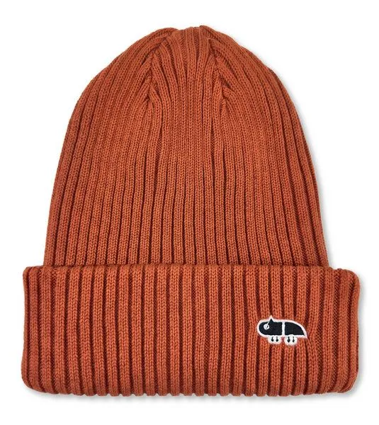 Gary Mash GARY MASH Mütze Roland aus breitem Rippstrick, Toffee (braun), – Produktbild 1 von 4