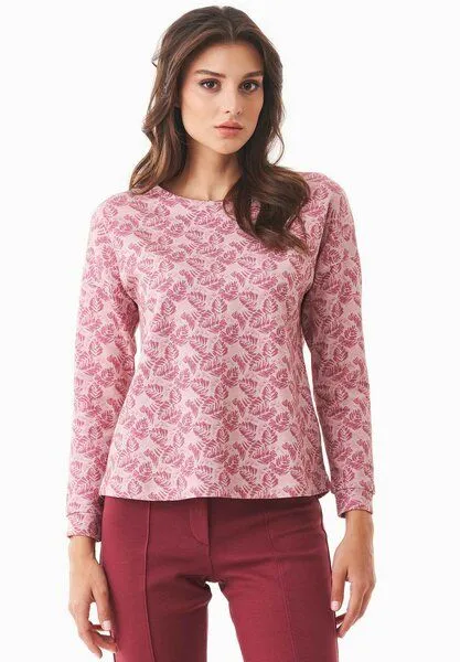 ORGANICATION ORGANICATION Langarmshirt aus Bio-Baumwolle und TENCEL Modal, Autumn leaves, – Produktbild 1 von 4