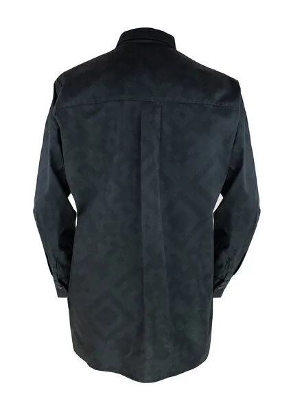 Sophia Schneider-Esleben Sophia Schneider-Esleben Unisex Shirt Lui, QR Black - Hemd aus Bio-Baumwolle – Produktbild 2 von 4