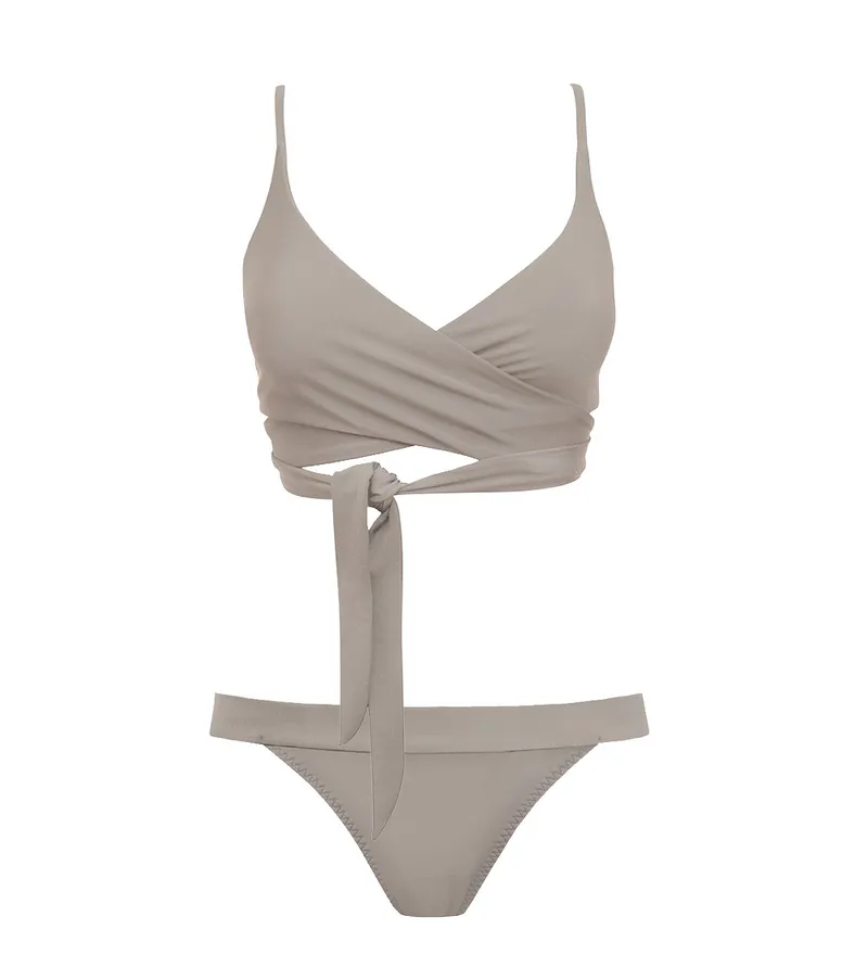 Anekdot Anekdot Damen vegan Bikini Lin Frech, Beige, – Produktbild 1 von 2