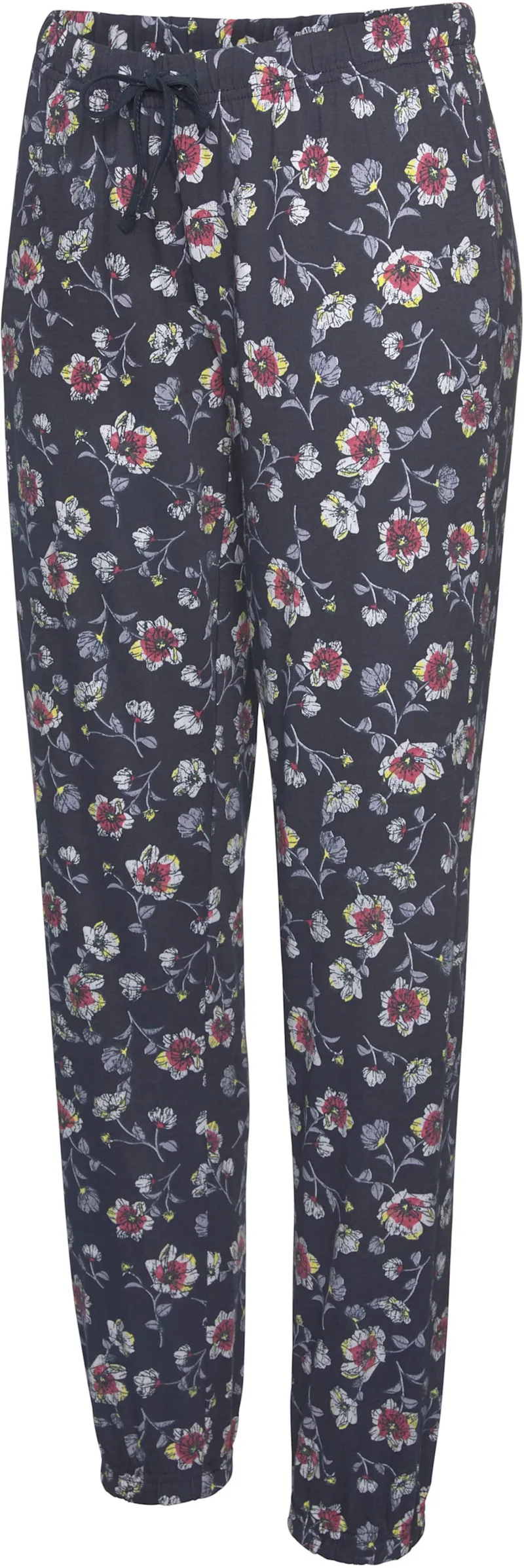 Vivance Dreams by Lascana Pyjama rosa/dunkelblau-geblümt, Rosa/dunkelblau-geblümt, – Produktbild 2 von 2