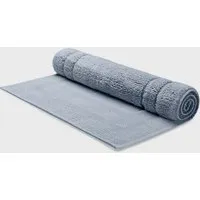 Yumeko Badematte Deluxe 60x100 cm "Yumeko" aus Bio-Baumwolle, Faded blue, – Produktbild 1 von 1