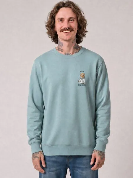 watapparel watapparel Sweatshirt Unisex Dogtor, Pebble blue, – Produktbild 2 von 2