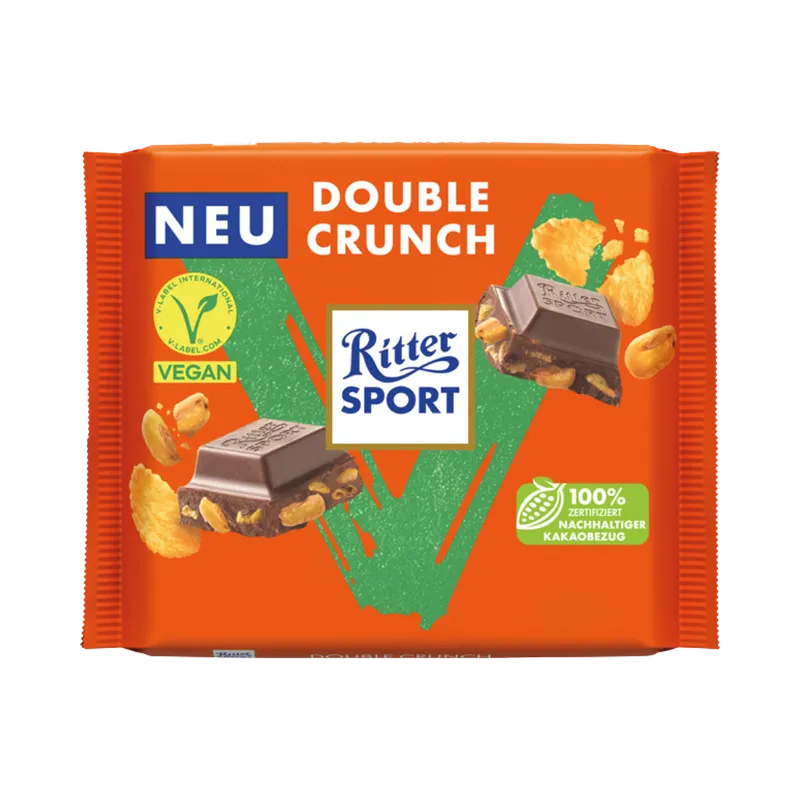 Ritter Sport Ritter Sport Vegan Double Crunch, 100g – Produktbild 1 von 1