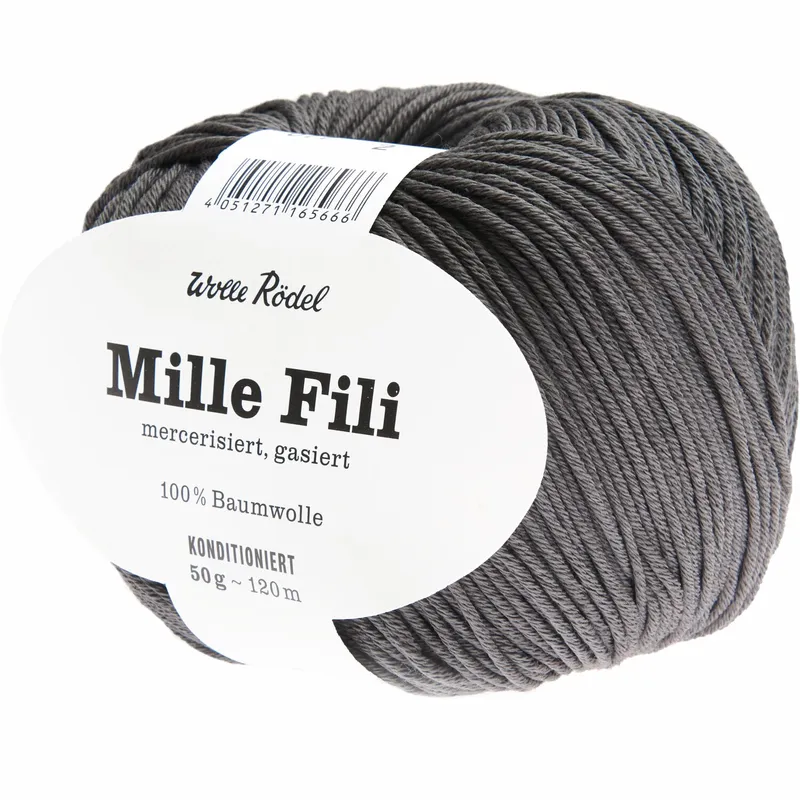 Wolle Rödel Wolle Rödel Mille Fili Dunkelgrau, Dunkelgrau, – Produktbild 1 von 1