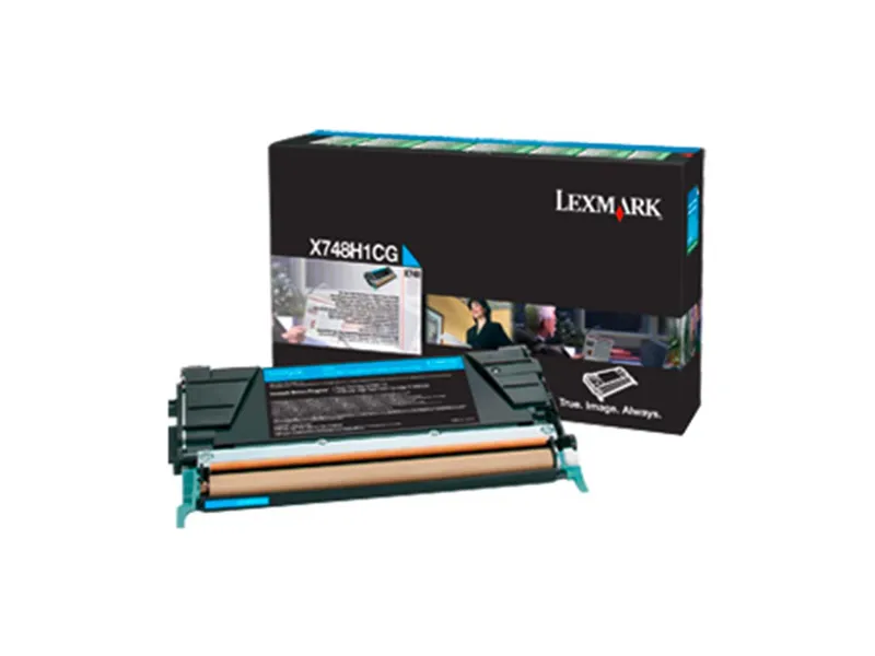 Lexmark Lexmark Druckkassette X748H1CG cyan – Produktbild 1 von 1