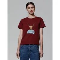 watapparel watapparel T-Shirt Frauen Hirsch – Produktbild 1 von 1