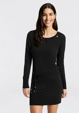 ragwear ragwear Jerseykleid ALEXA lockere Passform, kniefreie Länge, mit Rundhalsausschnitt, Langarm – Produktbild 1 von 1