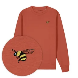 LIGARTI Bestickter Pullover – Brumhilde die Hummel – LIGARTI Tiermanufaktur – Produktbild 1 von 1