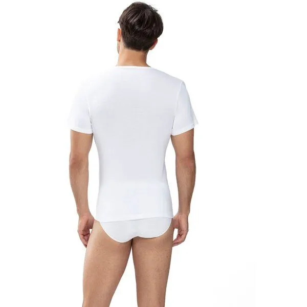 mey Mey Herren V-Neck Shirt Unterhemd Noblesse PIMA Baumwolle – Produktbild 3 von 7