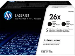Hewlett Packard HP Doppelpack Druckkassetten CF226XD, Nr. 26X schwarz – Produktbild 1 von 1