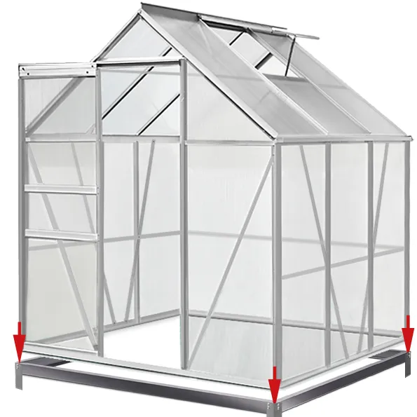 Casaria® Casaria Deuba Gewächshaus 5,85 m³ - 1 Fenster – Produktbild 1 von 1