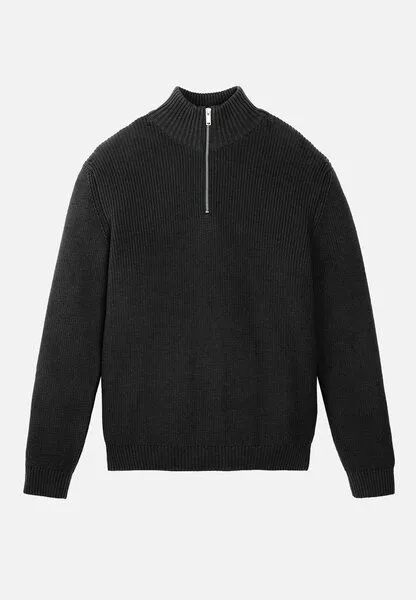 recolution Herren Strickpullover aus Bio-Baumwolle - HELANTIUM - recolution, Black (schwarz), – Produktbild 2 von 4