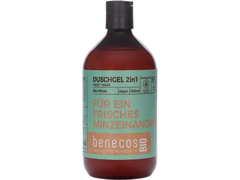 Benecos Benecos BenecosBIO Mint To Be Duschgel – Produktbild 1 von 3