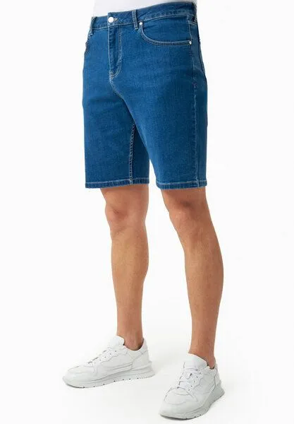 ORGANICATION ORGANICATION Jeans-Shorts aus Bio-Baumwolle, Medium blue, – Produktbild 3 von 3