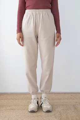 TWOTHIRDS TWOTHIRDS Damen vegan Hose Solmara Feather Grey – Produktbild 1 von 1