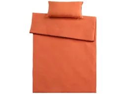 Bettwäsche "Single Jersey" aus Bio-Baumwolle 40 x 80 cm,/135 x 200 cm, chili – Produktbild 1 von 1