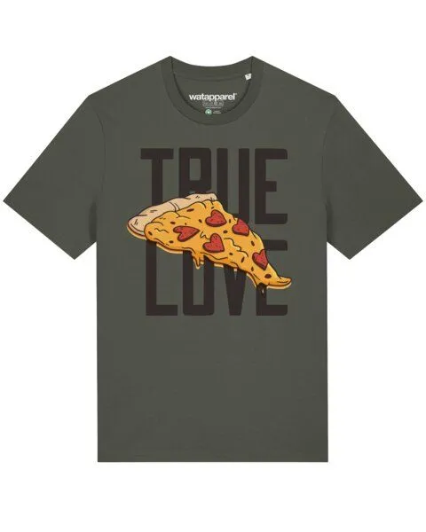 watapparel watapparel T-Shirt Unisex True Love, Khaki, – Produktbild 1 von 3