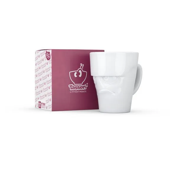 FIFTYEIGHT PRODUCTS FIFTYEIGHT PRODUCTS Grummeliger Henkelbecher 350 ml – Produktbild 3 von 5