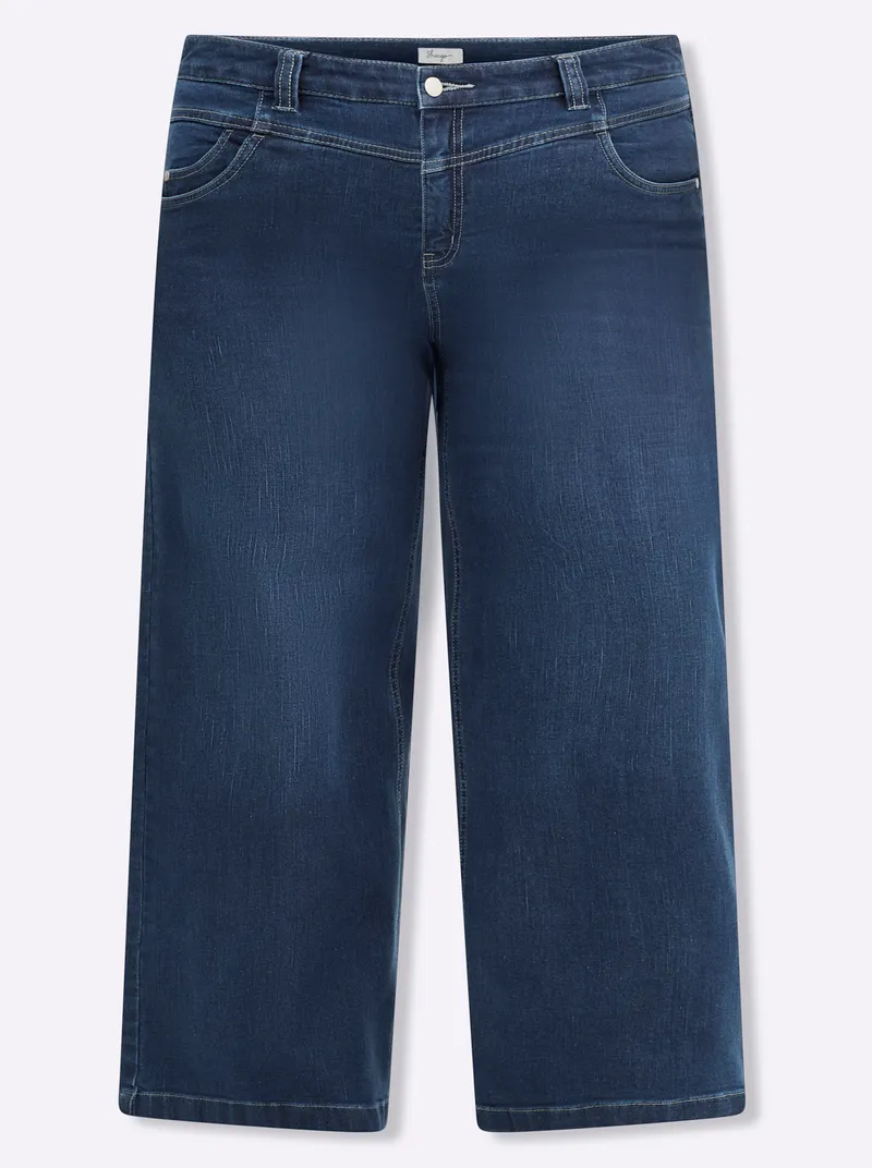 sheego Jeans blue-stone-washed, Blue-stone-washed, – Produktbild 1 von 2