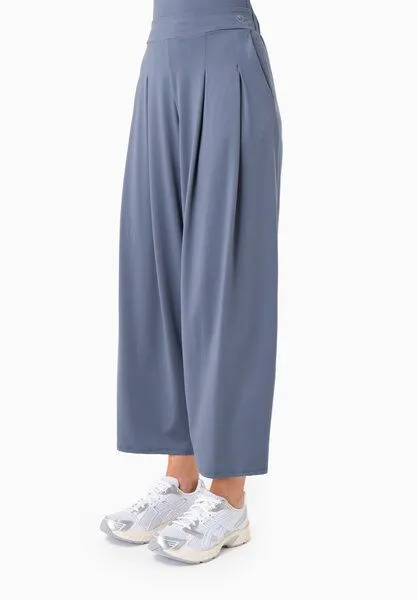 ORGANICATION ORGANICATION PEENY | Weit geschnittene Hose aus recyceltem Polyamid, Soft indigo, – Produktbild 3 von 3