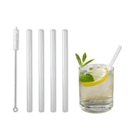 Contento Contento Glastrinkhalm 15 cm lang, 4 Stück auf Geschenkkarte, mit Reinigungsbürste – Produktbild 1 von 1