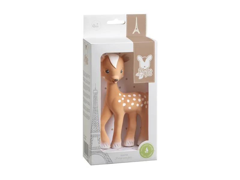 Sophie la Girafe Sophie la Girafe Greifling Fanfan, das kleine Rehkitz, Naturkautschuk Maße 15 x 9 cm, Mehrfarbig, – Produktbild 2 von 2