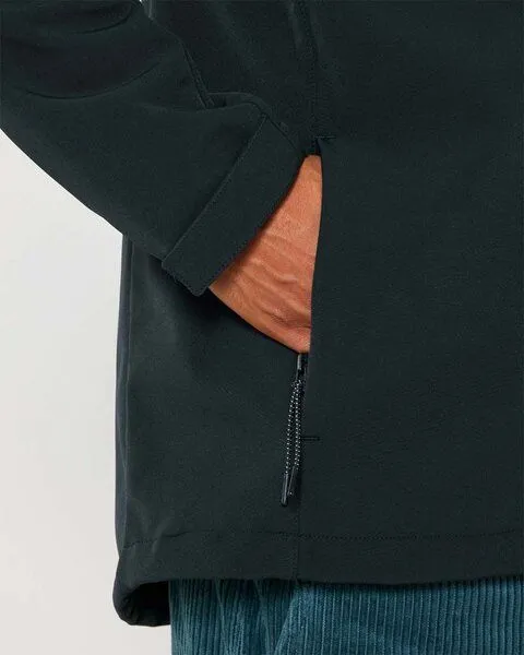 YTWOO YTWOO Herren Eco Softshell Jacke, Schwarz, – Produktbild 3 von 3