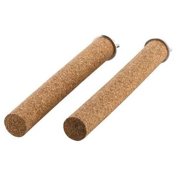 Kork-Deko Kork-Deko 2er Set Vogel-Sitzstangen aus lebensmittelechtem Kork – Produktbild 2 von 5