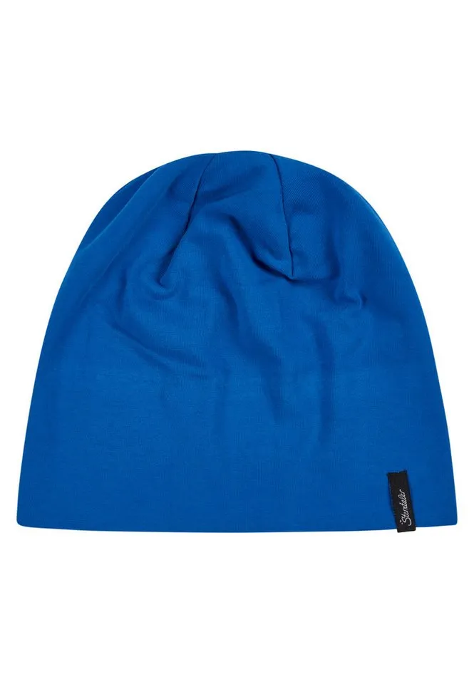 Sterntaler Sterntaler Beanie OCS Beanie uni (1-St) Kindermütze aus Singlejersey unifarben, Blau, – Produktbild 4 von 5
