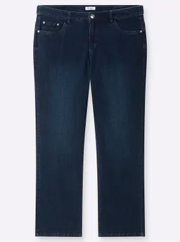 sheego Gerade Jeans dark blue – Produktbild 1 von 1