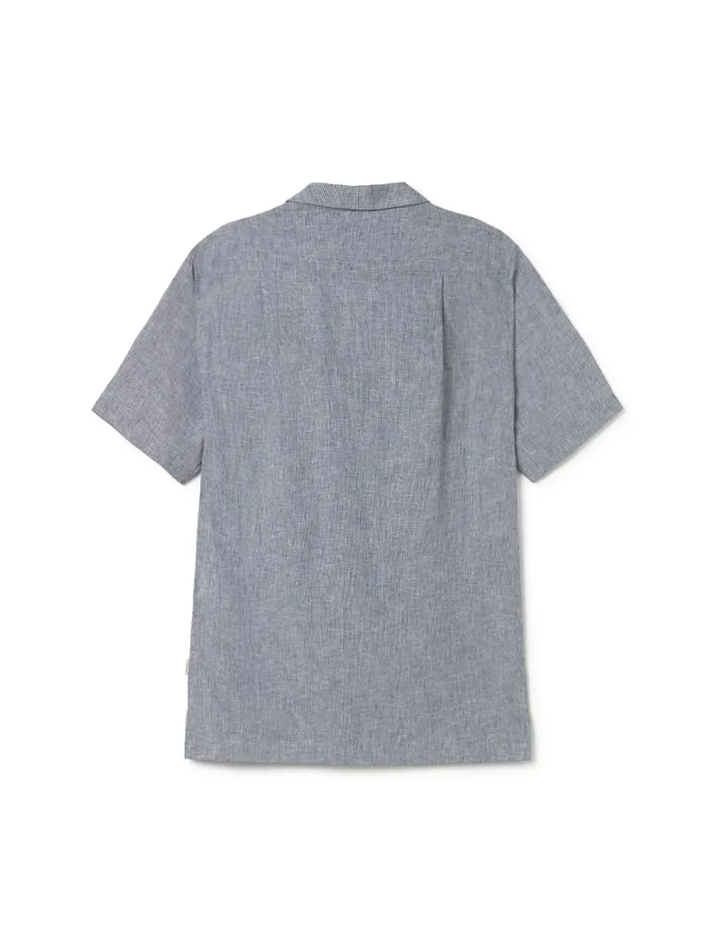 TWOTHIRDS TWOTHIRDS Herren vegan Shirt Olivera Navy Stripes, Dunkelblau, – Produktbild 2 von 2