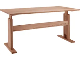 Höheneinstellbarer Schreibtisch "buxing 3.0" B 160 cm x T 80 cm x H 67-86 cm, Kernbuche – Produktbild 1 von 1