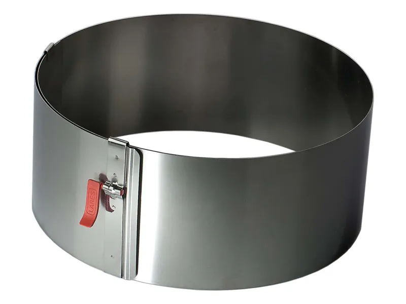 LARES LARES Tortenring mit Klemmhebel, H: 10 cm, Ø 18 - 30 cm – Produktbild 1 von 1