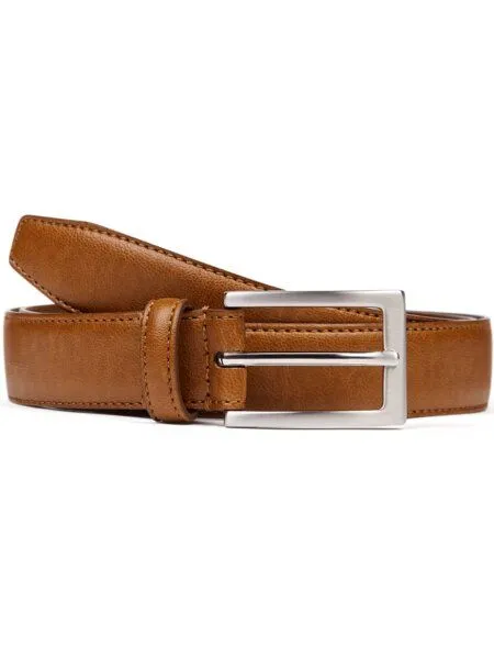 Will's Vegan Shop Will's Vegan Shop Klassiker 3 cm Gürtel Braun Herren, Tan, – Produktbild 1 von 4