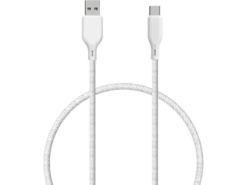 Upström Upström Ladekabel "ESSENTIALS" USB-A auf USB-C, 480 Mbps, weiß, 1,2 m – Produktbild 1 von 1